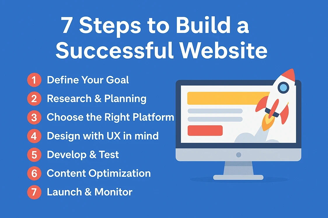 7 Steps to Build a Successful Website